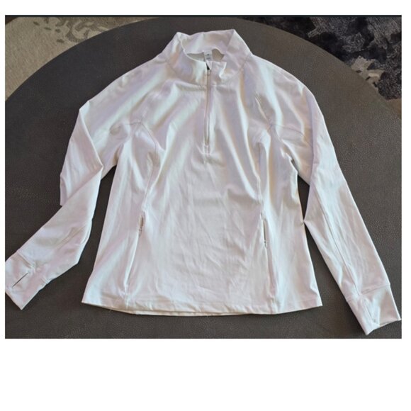 Yogalicious Half Zip Long Sleeve Athletic Jacket - Picture 3 of 4